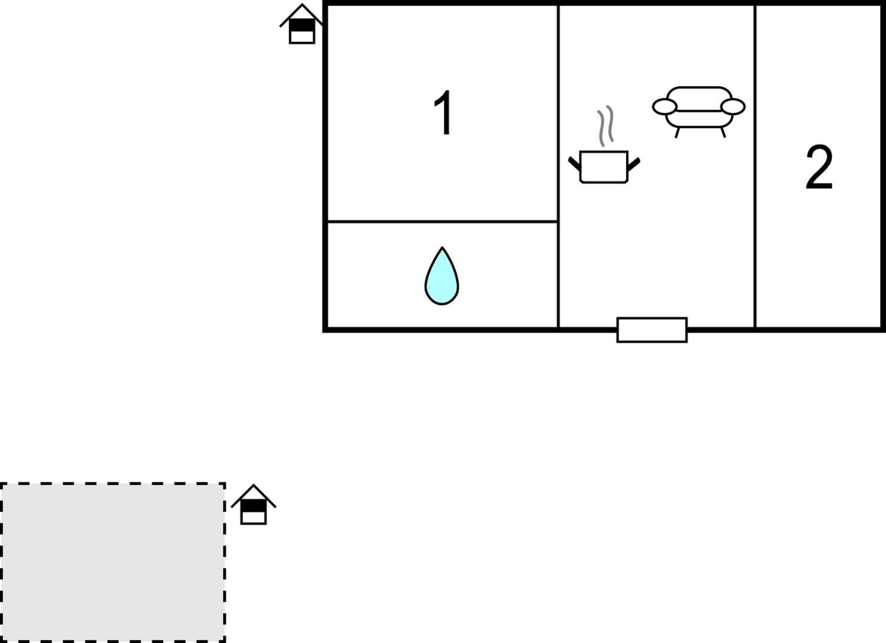 2 Bedroom Amazing Apartment In ニヴィーチェ エクステリア 写真